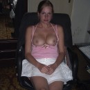 Hot blonde with big boobs