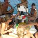 Private party on the yacht