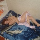 Russian busty girl at home