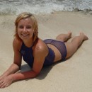 Nude Lena on the beach