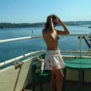 Sexy sporty russian girl naked at public