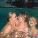 Russian teen girls have fun at sauna