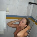 Naked amateur wife at bath