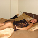 Lovely girl in very sexy dress