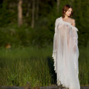 Russian girl takes off transparent dress and we can see her perfect body