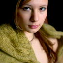 Young russian girl with small tits at her home