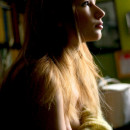 Young russian girl with small tits at her home