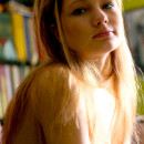 Young russian girl with small tits at her home