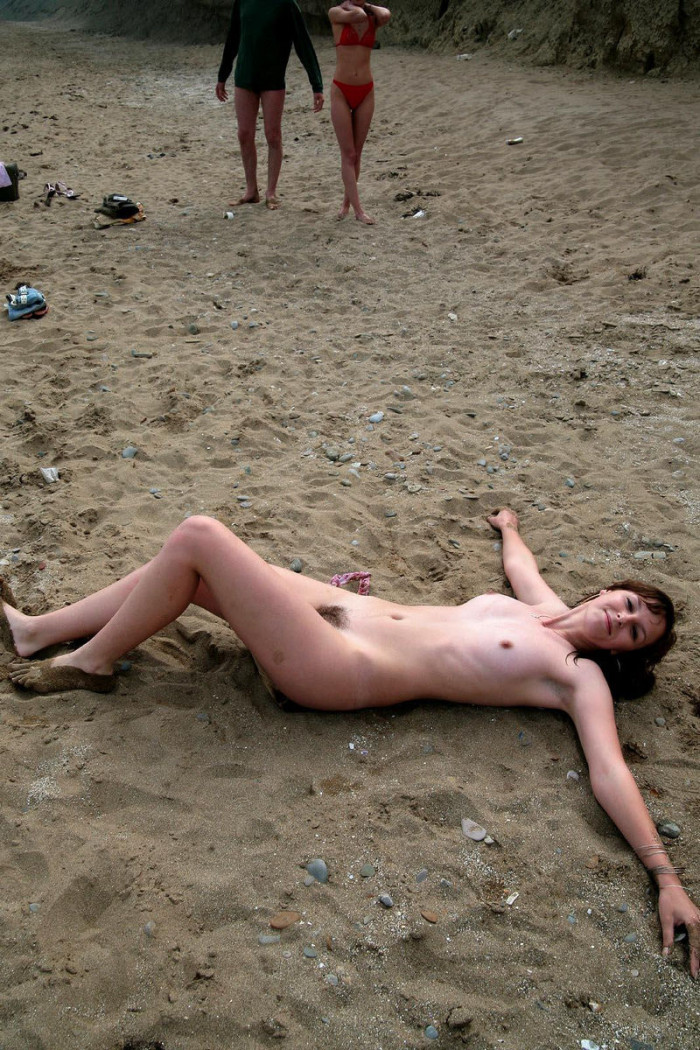 Girl With Very Hairy Pussy On The Beach — Russian Sexy Girls