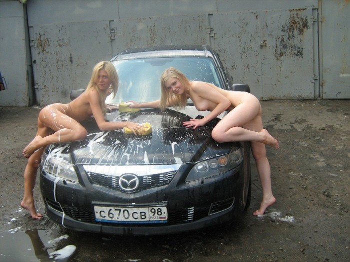 Carwash in russian style