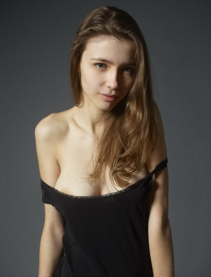 Petite teen Milla W with great soft boobs