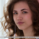 Jasmina bares her nubile body, perky nipples and plump pussy as she poses on the bed.