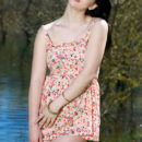 Black-haired beauty with smooth, fair skin, and elegant feminine curves that stands out against the outdoor background, Sivilla’s beauty and appeal is simply stunning