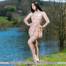 Black-haired beauty with smooth, fair skin, and elegant feminine curves that stands out against the outdoor background, Sivilla’s beauty and appeal is simply stunning