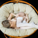 Teen girl Jeff Milton in white stockings