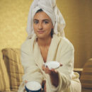 Cira Nerri enjoys a self-masturbation after taking a relaxing bath