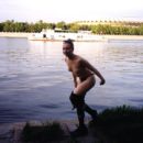 Shameless blonde walks naked at Moscow park