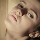 Kalisy plays with her trimmed pussy in the shower.