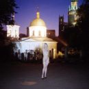 Crazy russian blonde walks nude at night Moscow streets