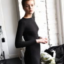 Newcomer Jerricka strips on the table baring her nubile body.