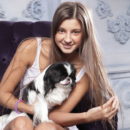 Melena A strips on the couch baring her smoking hot body.