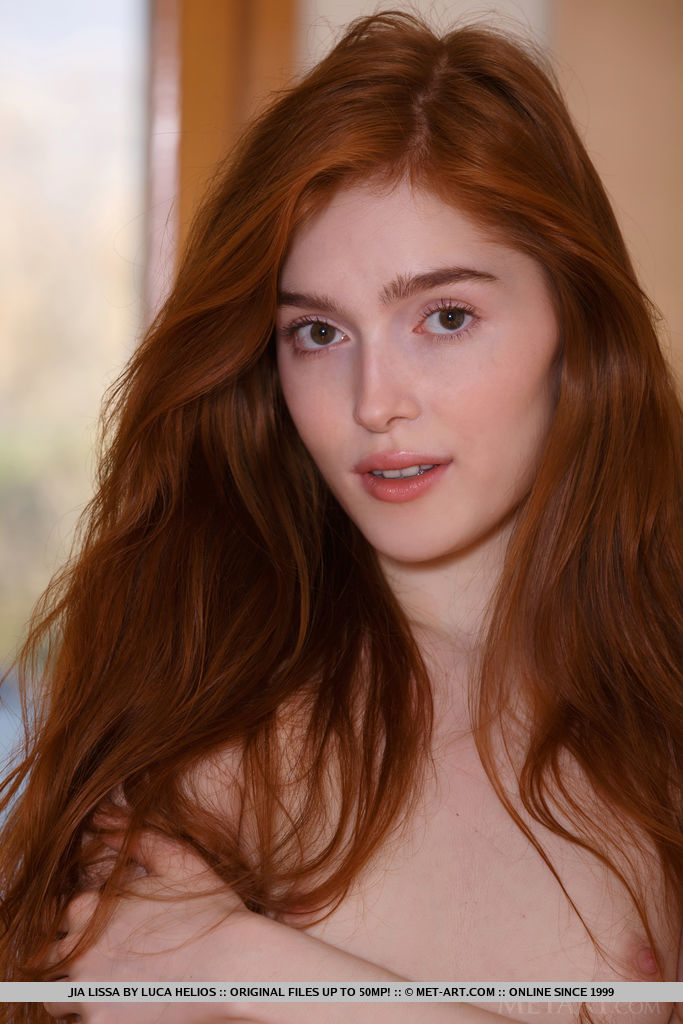 Jia Lissa flaunts her tight body as she poses with her leather straps.
