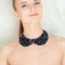 Hair neatly tied back on a ponytail to highlight her finely-chiseled face, with dazzling beauty eyes and confident smile, Dalia is one fine newcomer with the beautiful slender body and beautiful personality