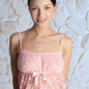Loreen A is a sweet young lady with beautiful blue eyes, charming smile and enviable slim and elegant body.