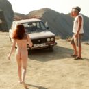 Naked girl Renara and old russian car