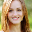 Aside from a marvelously stunning body, Vittoria captures our attention with her powerful gaze and allure as she poses sensually outdoors.