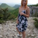 Naked russian girl Margarita S at beautiful viewpoint