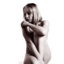 Even the simplest and most explicit poses can arouse erotic desires even in black and white shots, as proven by the alluring Victoria.