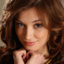 Halena is an adorable babe, her slender and delicate body garbed in a see-through shirt, with her adorable innocent looks, perky small boobs, and sexy, long legs.