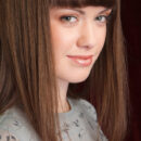 Candy Rose showcases her perfect pink pussy and labia