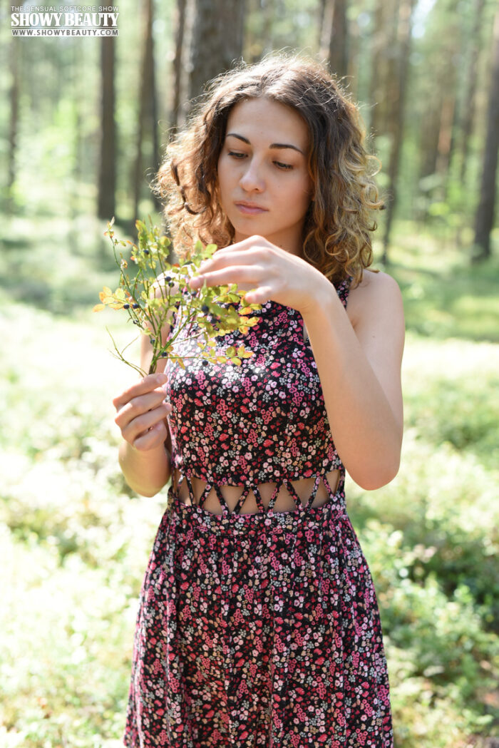 Ari: WILD BERRY. Sexy teen poses nude