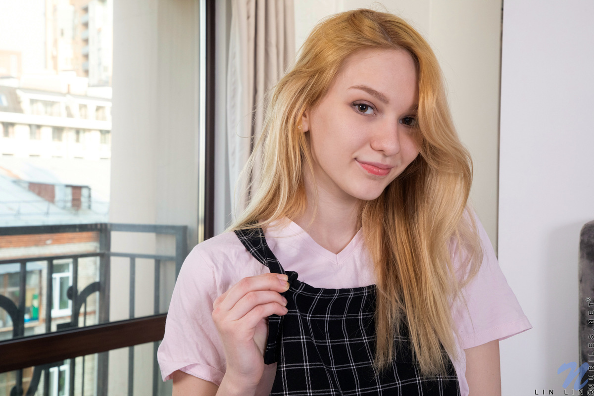 Get ready to watch sexy little Russian Lin Lin cum! The teen begins her masturbation fully-clothed, but beneath her talented hands her clothing soon melts away