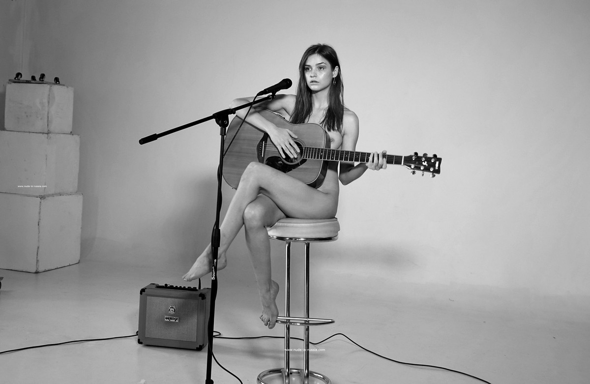 Jana from NIR — Playing Guitar