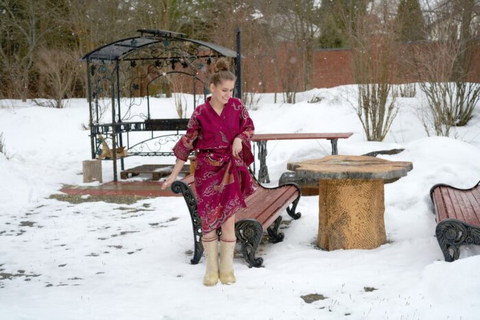 Milana: In the Winter in the Yard