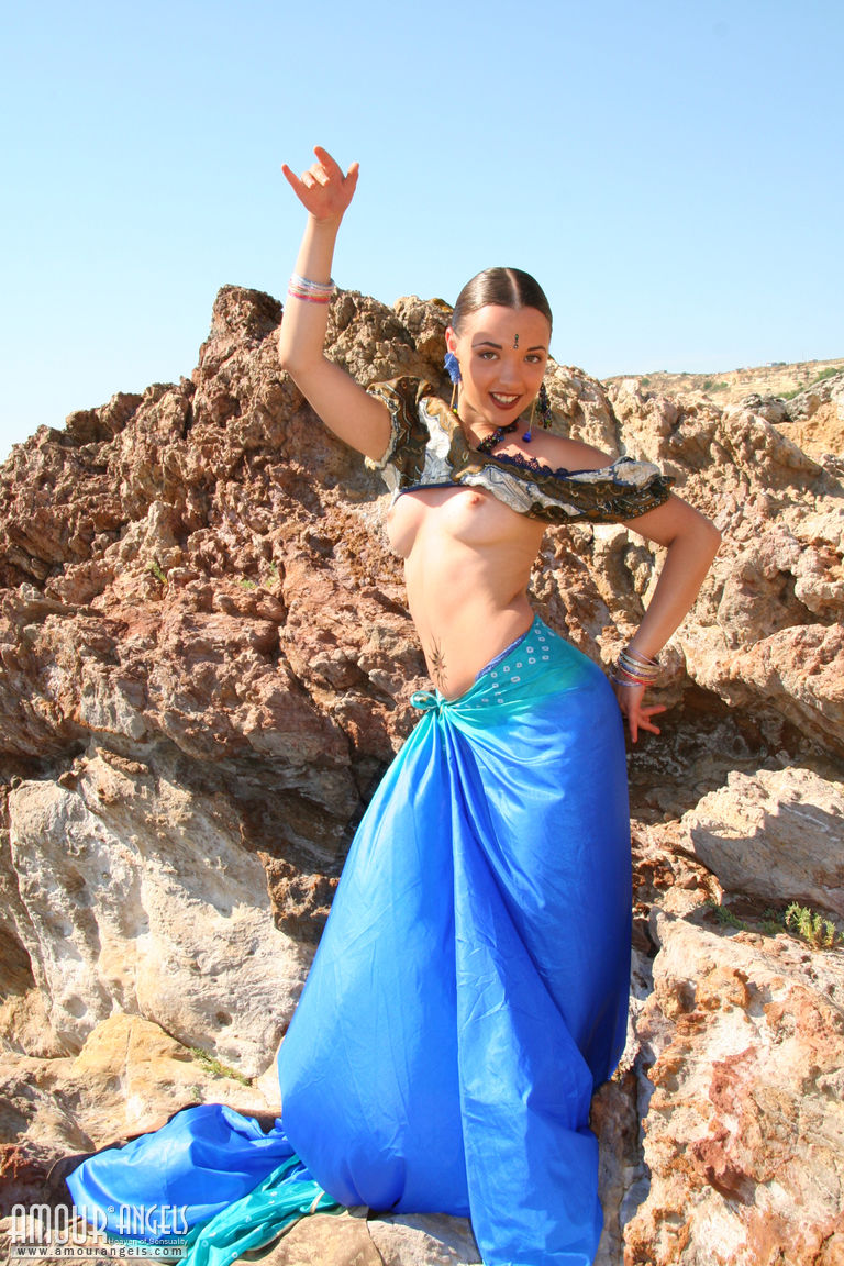 Lisa: HINDU. Perfection in a blue cape