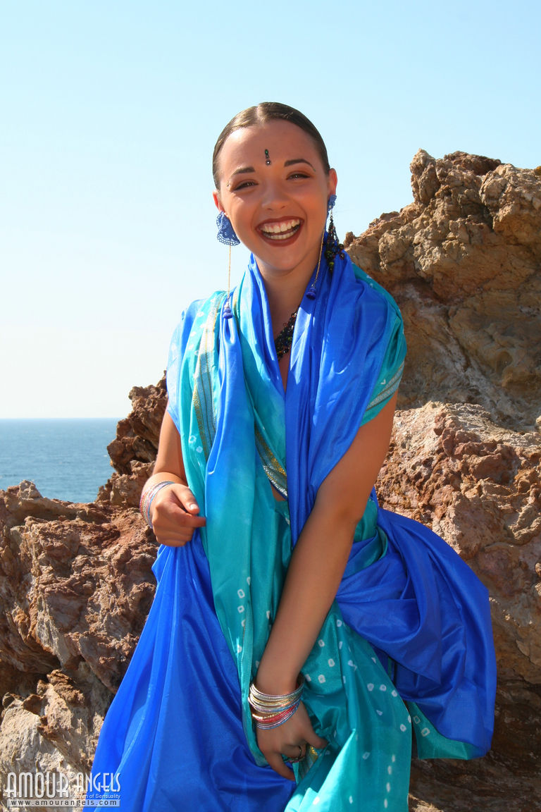 Lisa: HINDU. Perfection in a blue cape