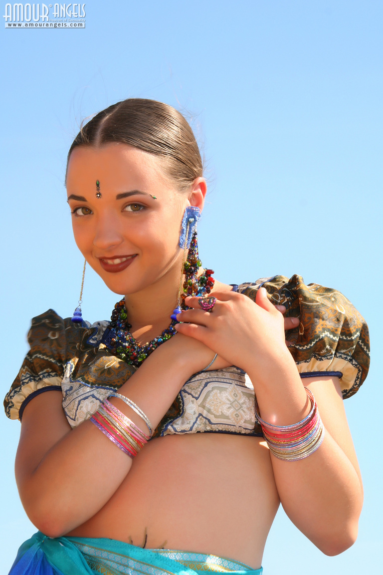 Lisa: HINDU. Perfection in a blue cape