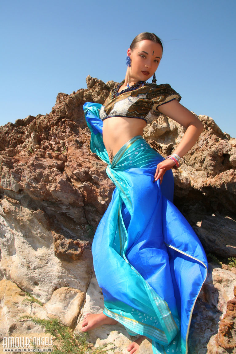 Lisa: HINDU. Perfection in a blue cape