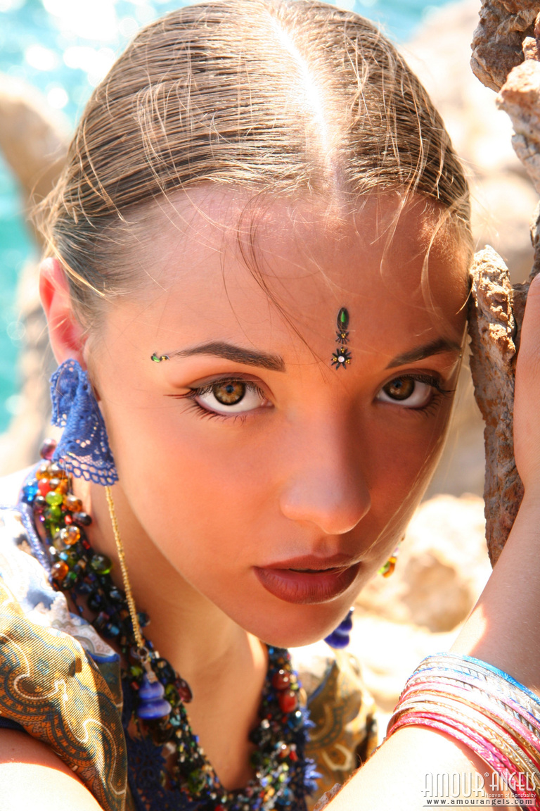 Lisa: HINDU. Perfection in a blue cape