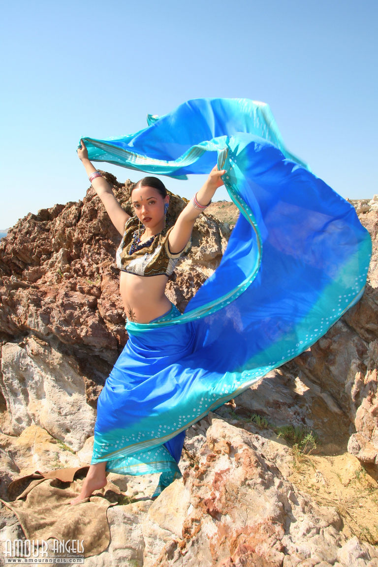 Lisa: HINDU. Perfection in a blue cape