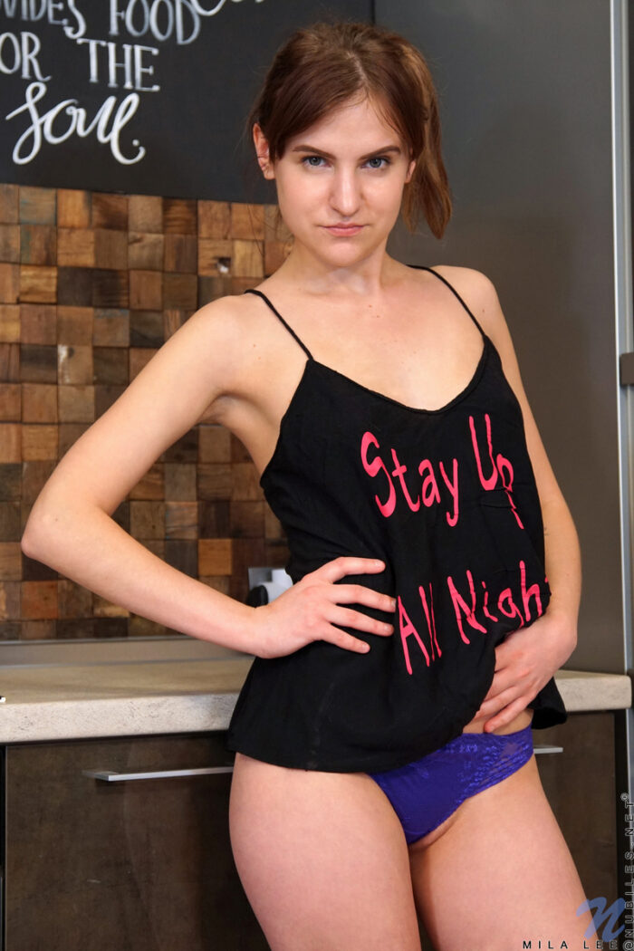 Brunette Russian has soft full breasts with totally suckable nipples that you’re going to want to lick and nibble