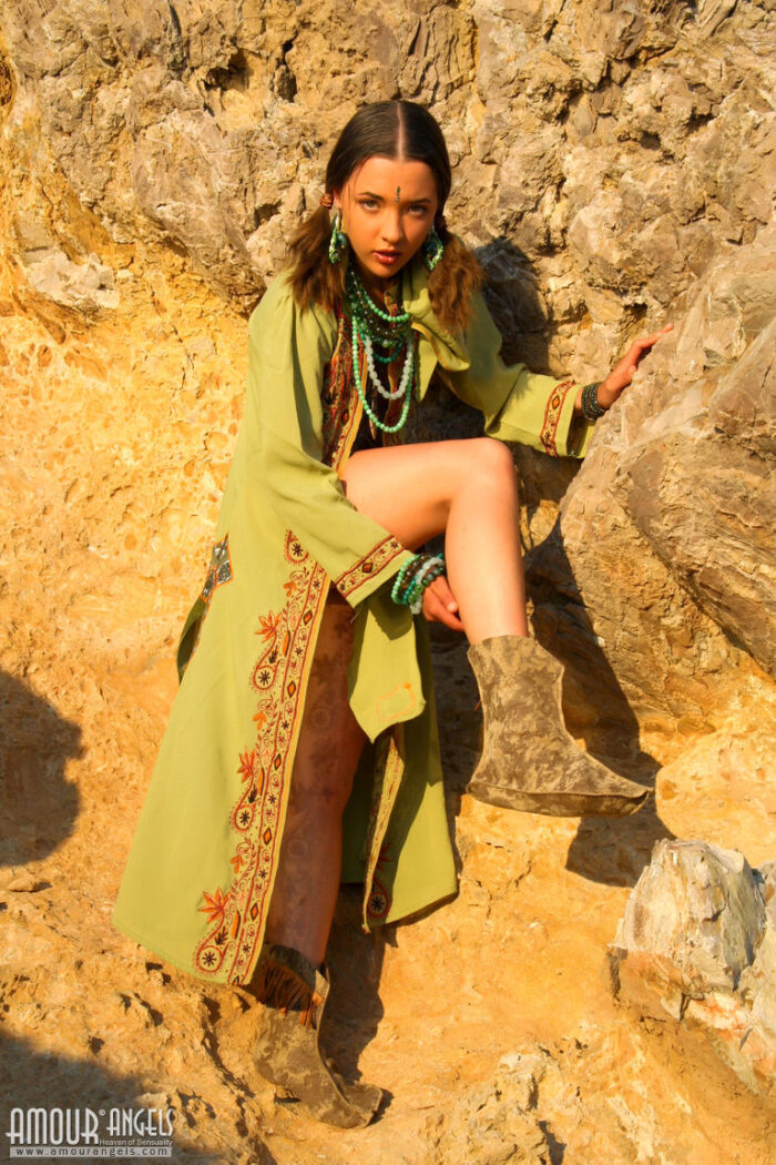 Lisa: FAR SIDE. Princess on the beach