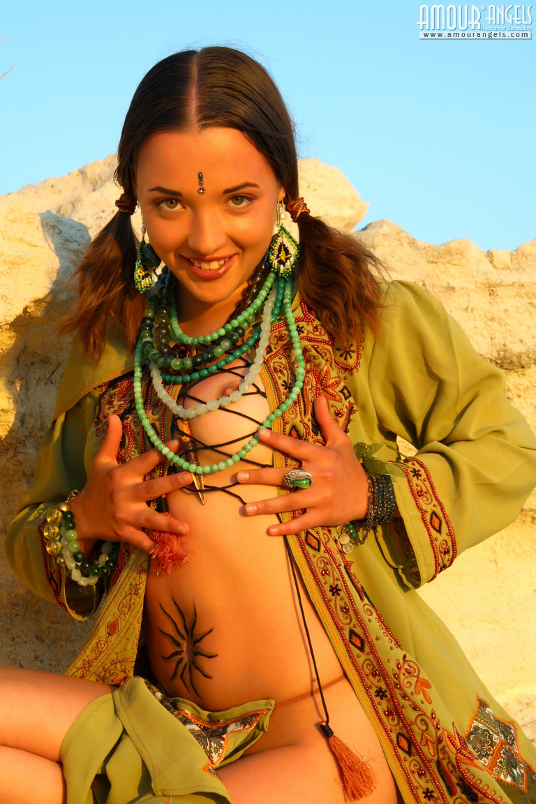 Lisa: FAR SIDE. Princess on the beach