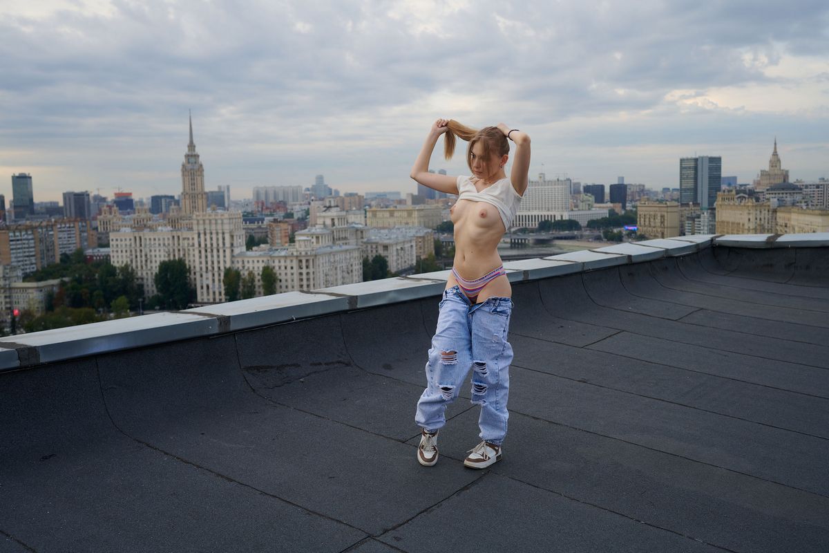 Sonja V from NIR — On the Roof !