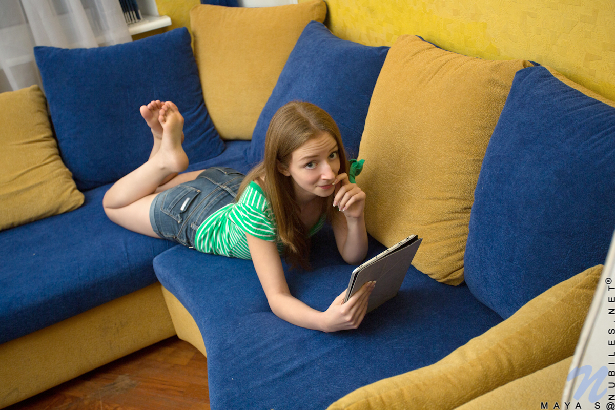 Brunette hottie Maya S