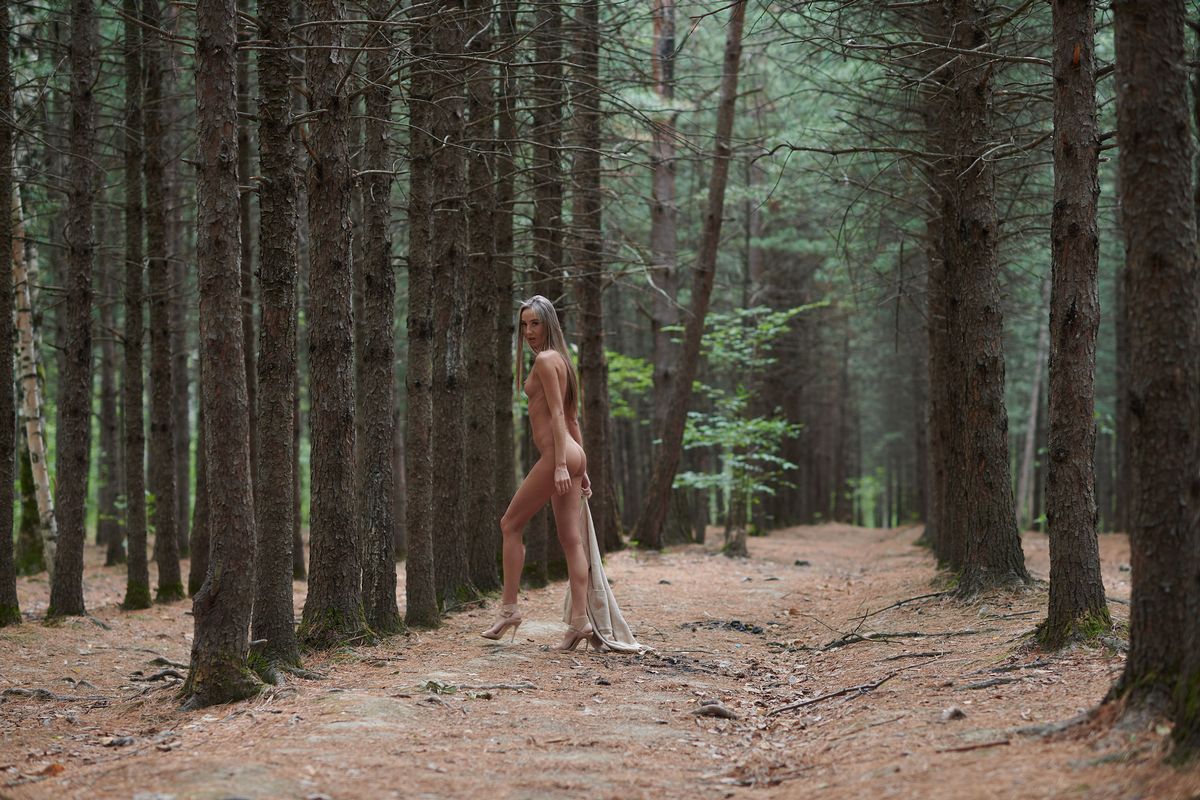 Marina B from NIR — In Forest